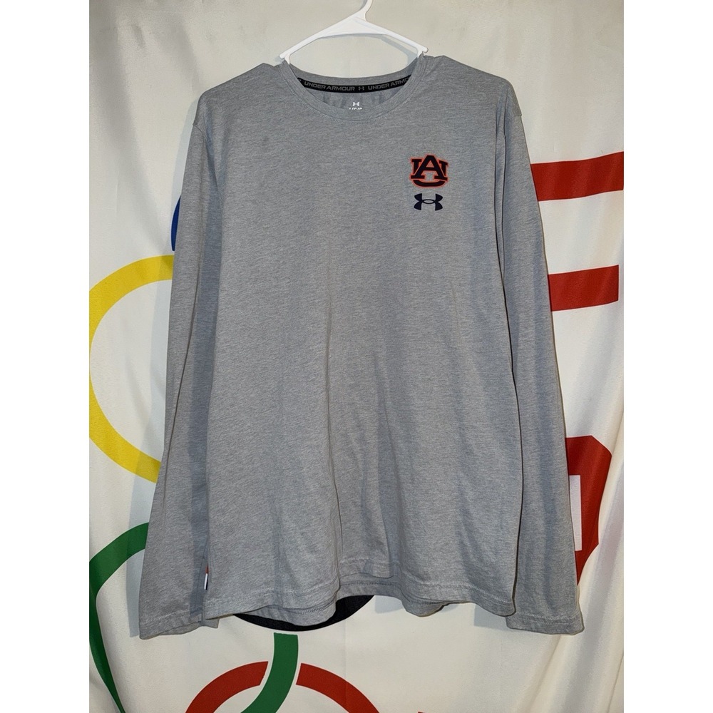 Under Armour Auburn Tigers T Shirt Mens Large Football